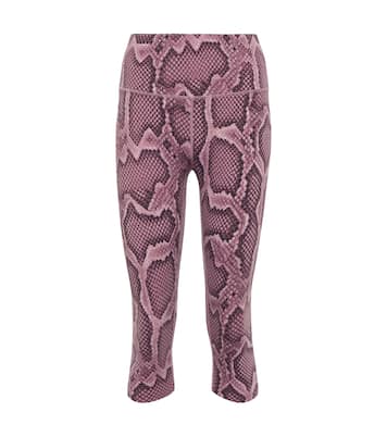 Snake-print cropped leggings | Varley