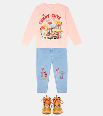 Printed cotton sweater | Stella McCartney Kids