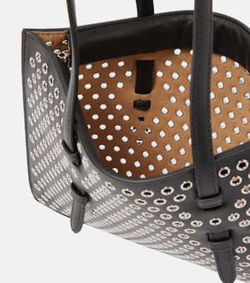 Tote Mina Small aus perforiertem Leder | Alaïa