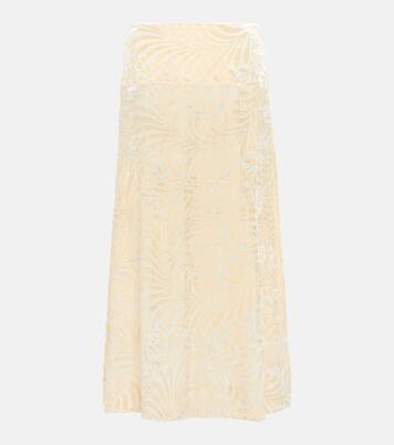 Jupe midi en jacquard | Jil Sander