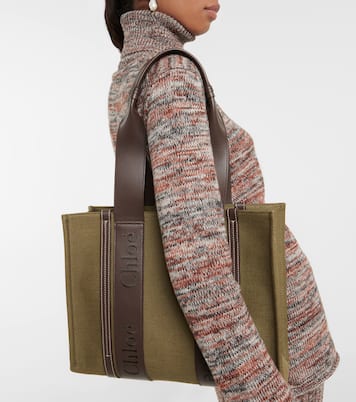 Cabas Woody Medium en lin | Chloé