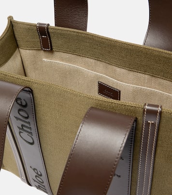 Cabas Woody Medium en lin | Chloé