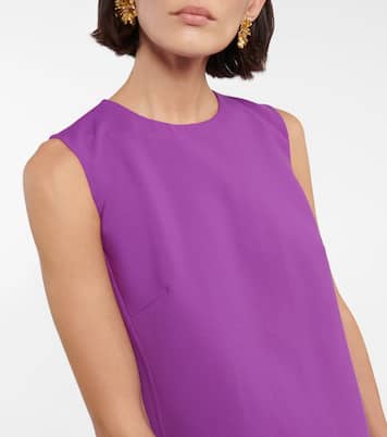 Wool-blend minidress | Oscar de la Renta