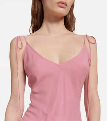 Spira bias-cut silk-blend slip dress | KNWLS