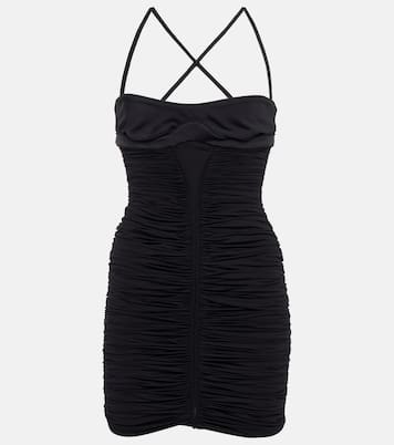 Crossover ruched minidress | Mugler