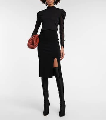 Falda midi con abertura lateral | Diane von Furstenberg