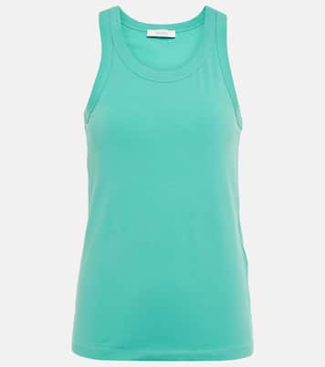 Noemi cotton-blend jersey tank top | Max Mara