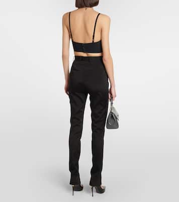 x Kim - Pantaloni slim a vita alta | Dolce&Gabbana