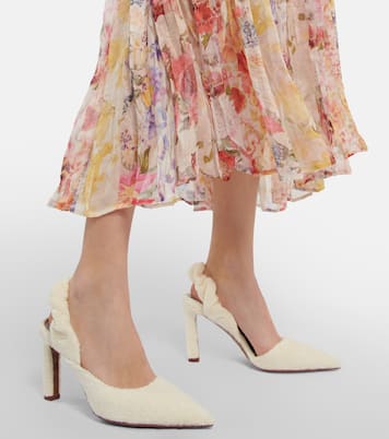 Slingback-Sandalen Twisted Towel 85 | Zimmermann