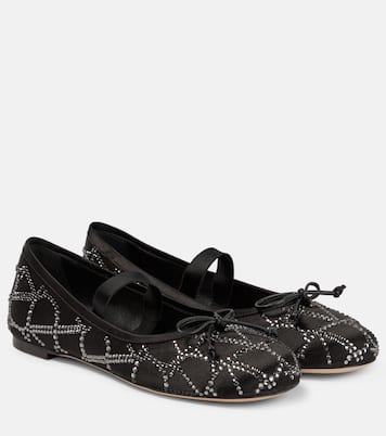 Ballerine Toile Iconographe in raso | Valentino Garavani