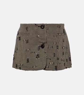 Minigonna a quadri  | Acne Studios