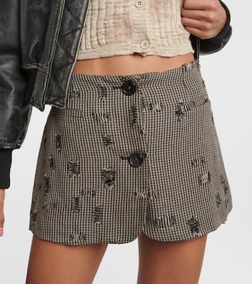 Minigonna a quadri  | Acne Studios