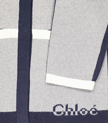 Cotton and wool coat | Chloé Kids