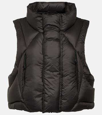 Oversized puffer vest in blue Entire Studios Mytheresa