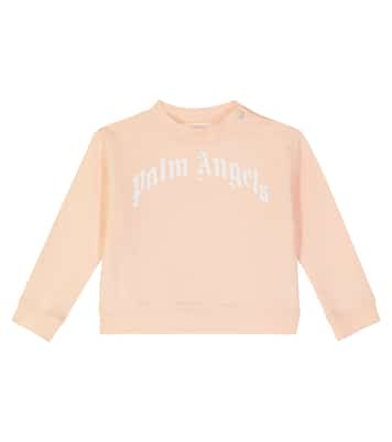 Bebé - sudadera de algodón con logo | Palm Angels Kids