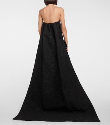 Strapless paneled jacquard minidress | Max Mara