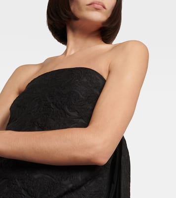 Strapless paneled jacquard minidress | Max Mara