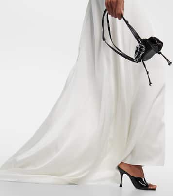 Rosette embellished slip gown | Magda Butrym
