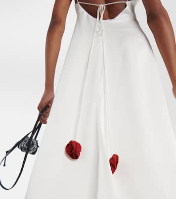 Rosette embellished slip gown | Magda Butrym