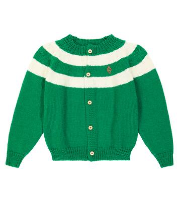 Toucan striped wool cardigan | The Animals Observatory