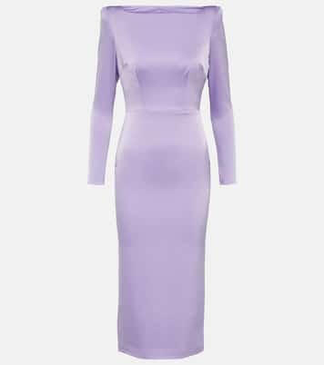 Robe en crêpe de satin | Alex Perry