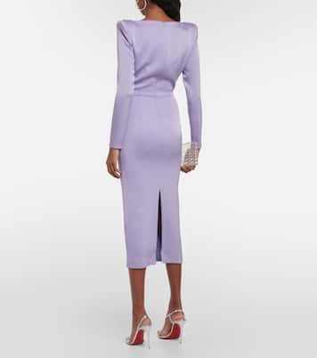 Robe en crêpe de satin | Alex Perry
