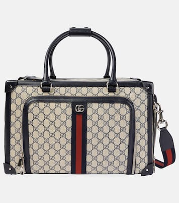 GG Small canvas pet carrier | Gucci