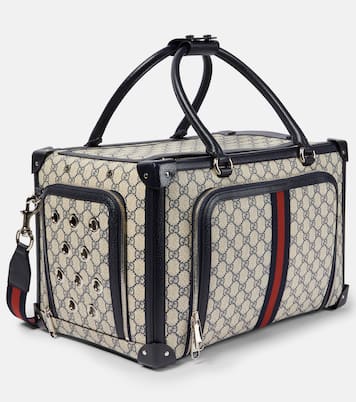 GG Small canvas pet carrier | Gucci