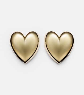 Boucles d'oreilles Puffy Heart en plaqué or  | Jennifer Fisher