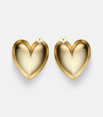 Boucles d'oreilles Puffy Heart en plaqué or  | Jennifer Fisher