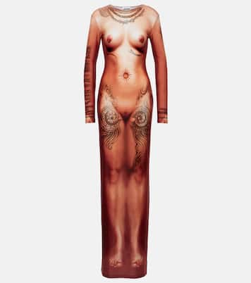 Tattoo Collection Maxikleid | Jean Paul Gaultier