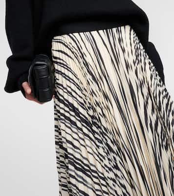 Falda midi plisada estampada | Proenza Schouler