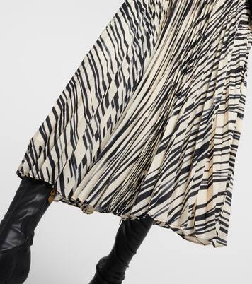 Falda midi plisada estampada | Proenza Schouler
