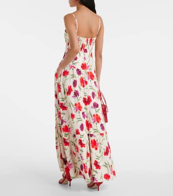 Abito lungo Etta con stampa floreale | Diane von Furstenberg