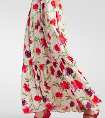 Abito lungo Etta con stampa floreale | Diane von Furstenberg
