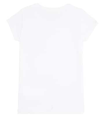 T-shirt in jersey di misto cotone con stampa | Monnalisa