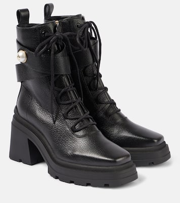 Schnürstiefel Noemi 80 aus Leder | Jimmy Choo
