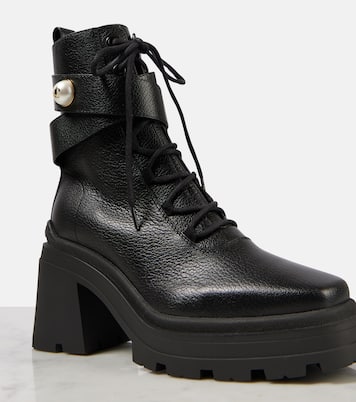 Schnürstiefel Noemi 80 aus Leder | Jimmy Choo