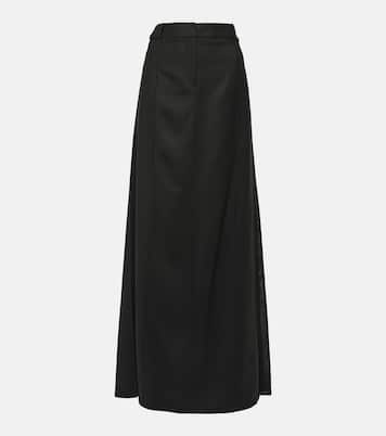 Gonna lunga in misto lana | Victoria Beckham