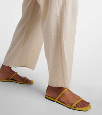 Mules The Minimalist en daim | Toteme
