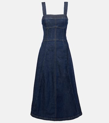 Cici denim midi dress | Simkhai
