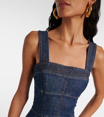 Cici denim midi dress | Simkhai