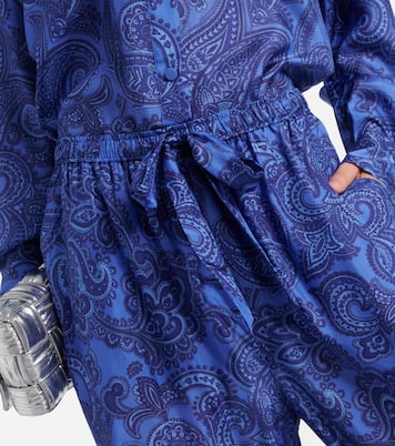 Pantalon ample Ottie imprimé en soie | Zimmermann