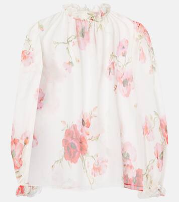 Top Lightburst in cotone e seta | Zimmermann
