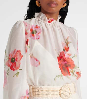 Top Lightburst in cotone e seta | Zimmermann