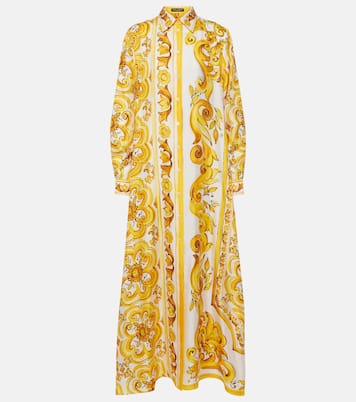 Cafetan Majolica en soie | Dolce&Gabbana
