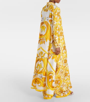 Cafetan Majolica en soie | Dolce&Gabbana