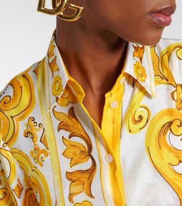Cafetan Majolica en soie | Dolce&Gabbana