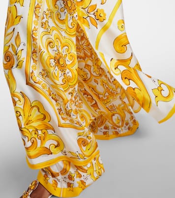 Cafetan Majolica en soie | Dolce&Gabbana