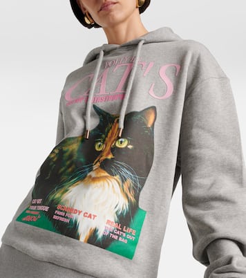 Felpa in jersey di misto cotone con stampa | JW Anderson